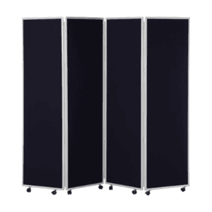 Black Concertina Screen