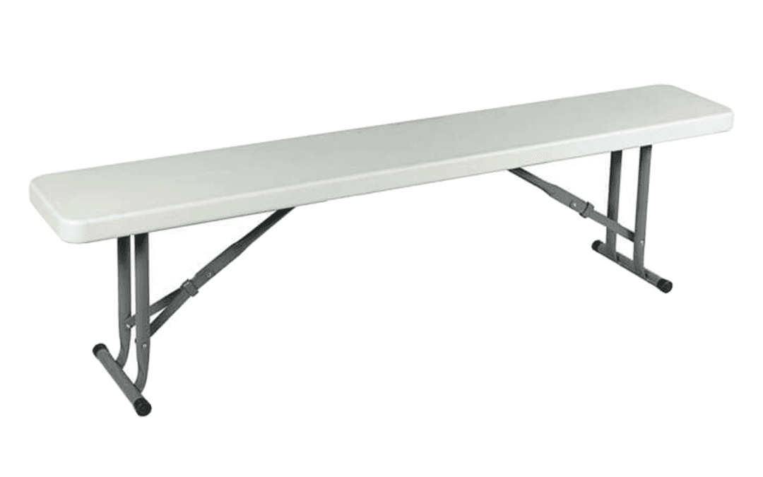Plastic Straight Bench