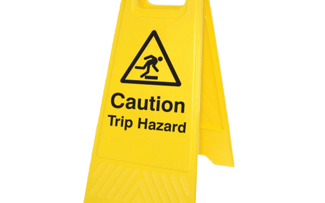 Trip Hazard Sign
