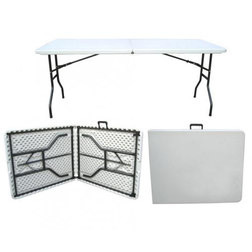 Easy-Carry Plastic Trestle Table